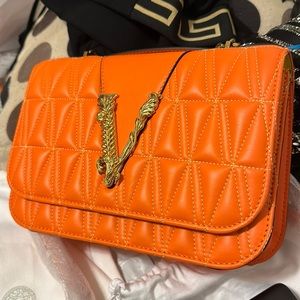 Versace Brand Bag - Orange Virtus